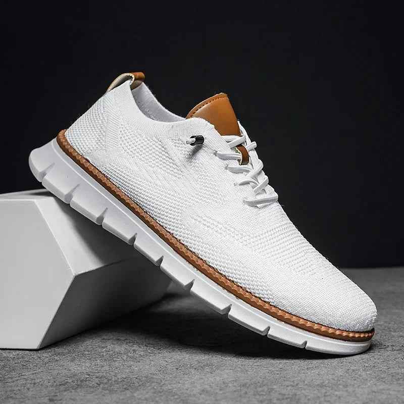 : Herenschoenen Comfortabel Kunstleer Ademend - Klassiek Design in Wit van Pantinoshop