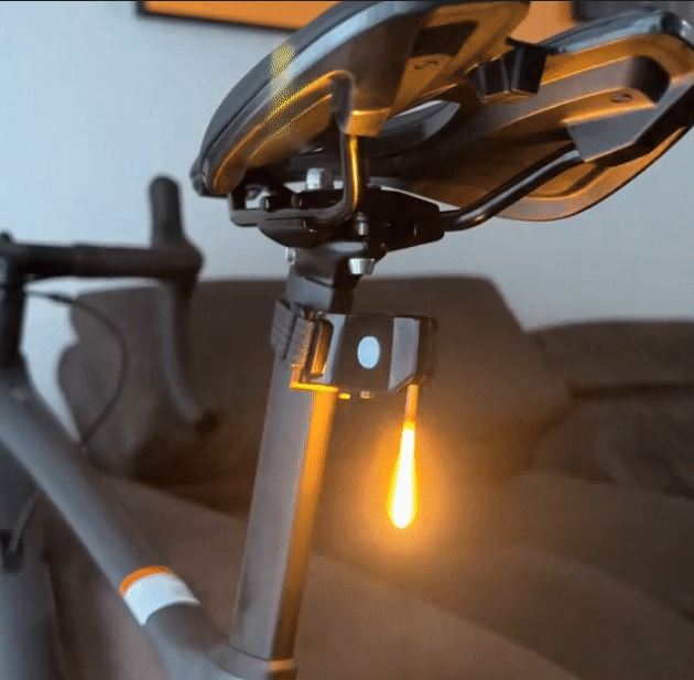 outdoor equipment : LED Fietsachterlicht voor heren, rood - BrightBike Pro met heldere verlichting in van Pantino