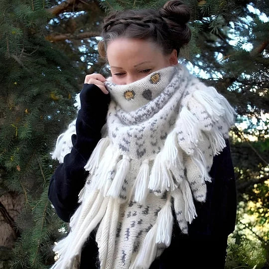 Scarf : LadyWrap - Retro Uilensjaal in van Pantino