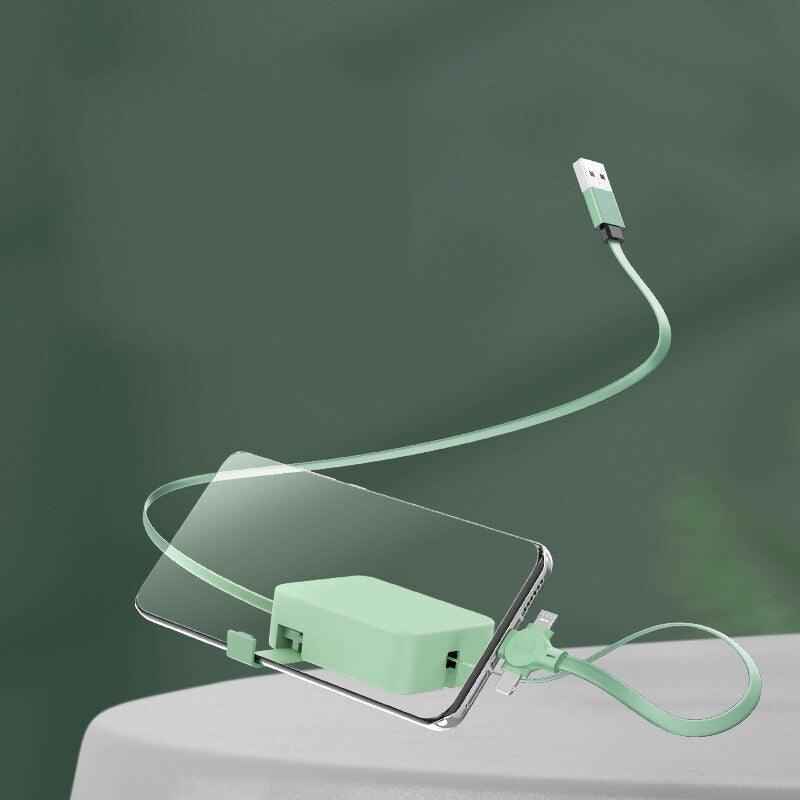 gadgets : Multiport 4-in-1 USB-Oplaadkabel - Rood in van Pantino