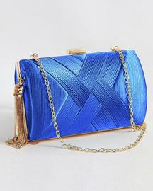 bags : Tas met Kwastje om Vast te Houden - Groente in Blauw van Pantino