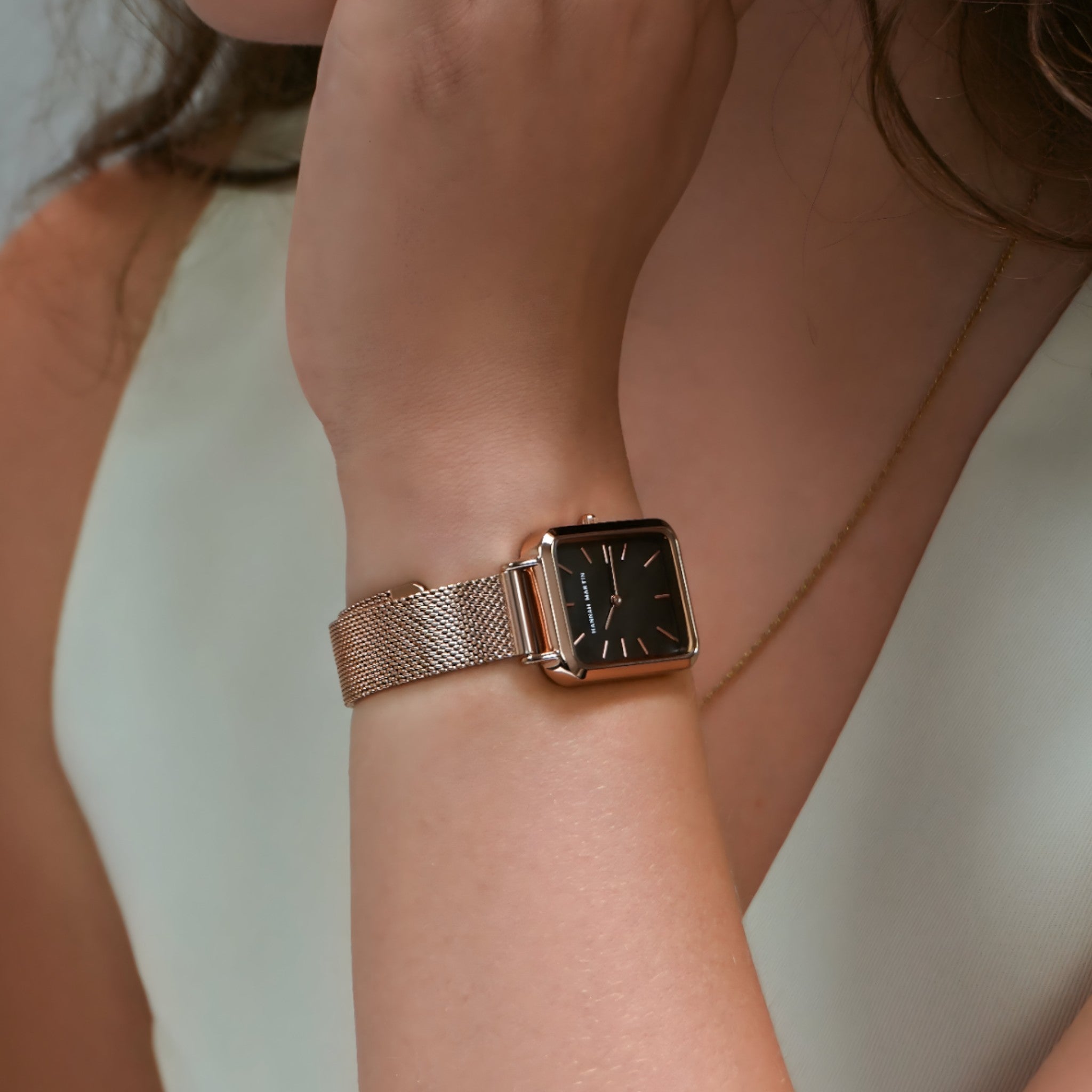 watches : Rechthoekige Klok - Tijdloos Ontwerp in van Pantino