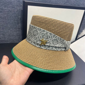 Bucket Hat : Hoed Dames Khaki - Emmerhoed met Lint in Khaki van Pantino