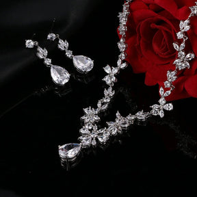 Jewelry Set : Dames Kristallen Juwelen Set - Goud in van Pantino