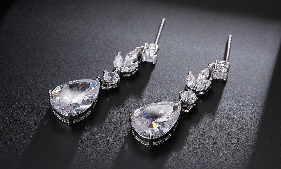 Jewelry Set : Dames Kristallen Juwelen Set - Goud in van Pantino