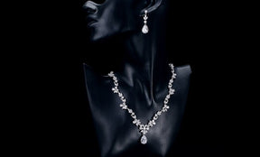 Jewelry Set : Dames Kristallen Juwelen Set - Goud in van Pantino