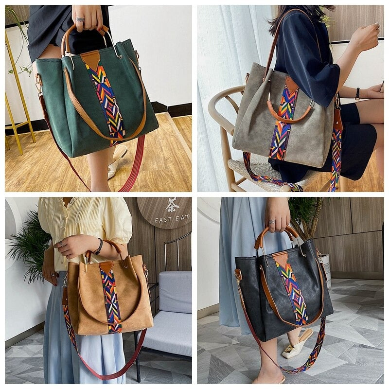 bags : Luxe Draagtas Kunstleer - Bruin in van Pantino