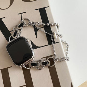 Watch Strap : Horloge Zilver Goud - Alexia Strap - Horlogeband in van Pantino