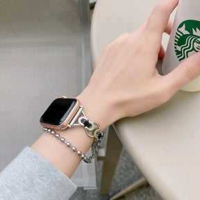 Watch Strap : Horloge Zilver Goud - Alexia Strap - Horlogeband in van Pantino