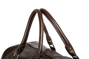bags : Stijlvolle Leren Herentas - Ideaal voor Lange Reizen - Zwart in van Pantino