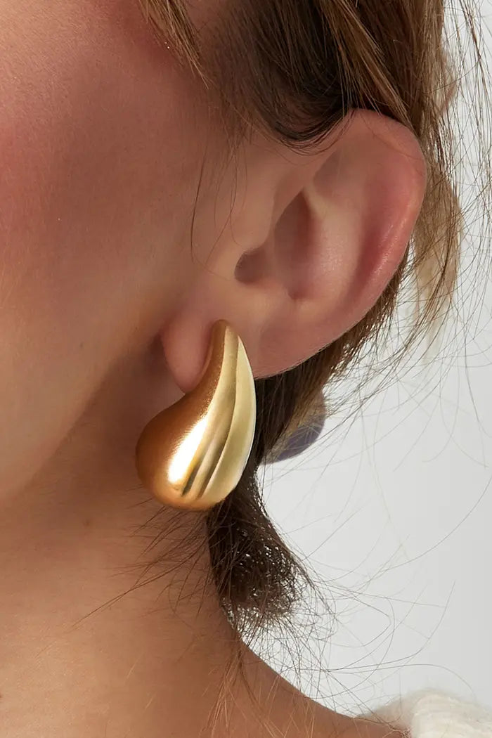Earrings : Ring Goud - Drop Earrings in van Pantino