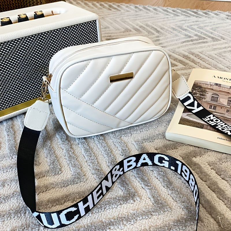 bags : Crossbody Tas Zwart - S.f.y. - Vierkanten in van Pantino