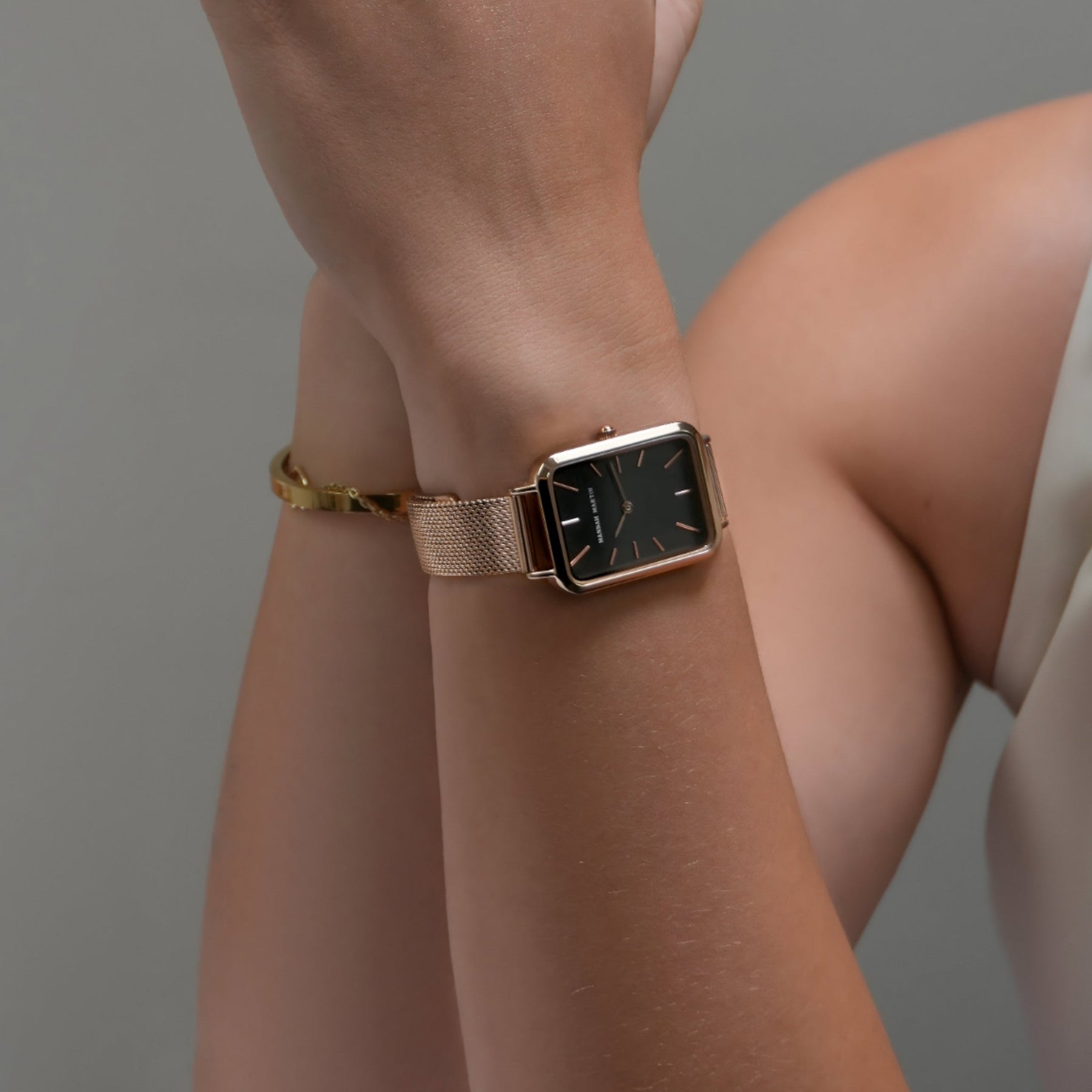 watches : Rechthoekige Klok - Tijdloos Ontwerp in van Pantino