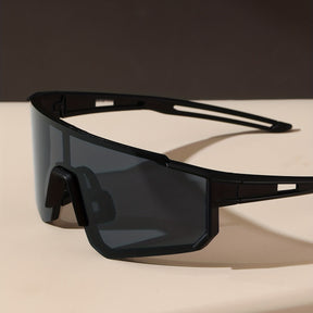Sport Sunglasses : Sportzonnebrillen voor Heren met Gecoate Lenzen Buitenrijden - Zwart Grijs in van Pantino