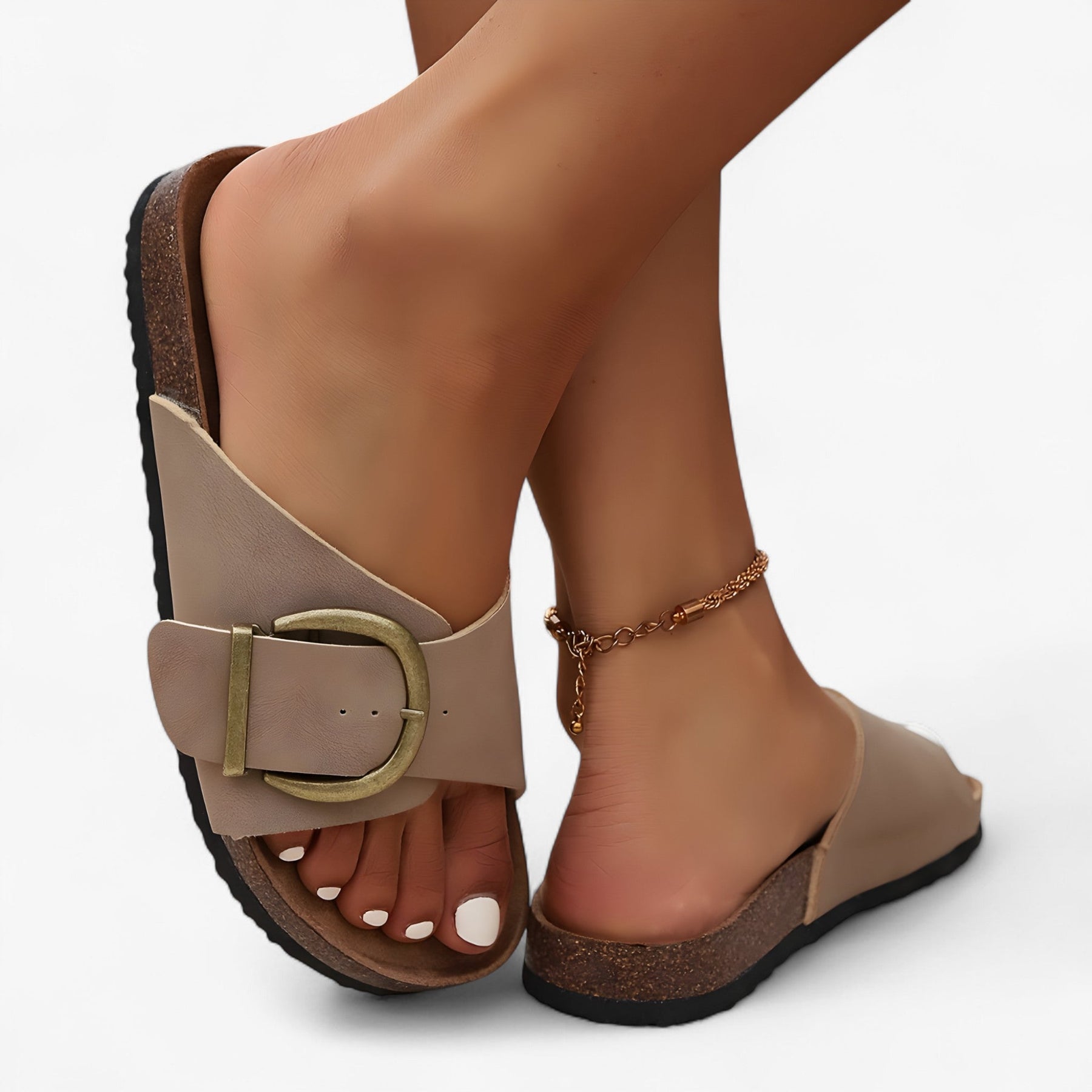 Sandals : Sandalen Komfort Soft Glide Heren - Zwart in van Pantino