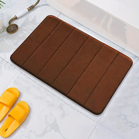 home & garden : Comfortabel en Sneldrogend Antislip Badmat - Machinewasbaar - Zwart in Koffie 40,64 X 60,96 Cm van Pantino