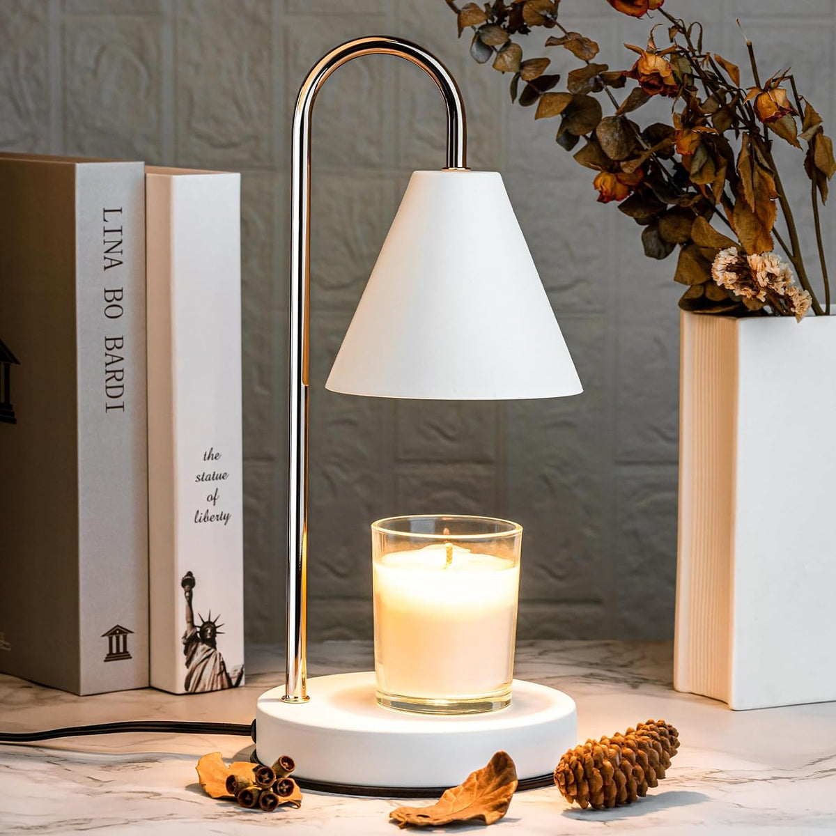 Kaarsenwarmer Lamp : Kaarsenwarmer Lamp – Vlamvrije Waxsmeltlamp in van Pantinoshop