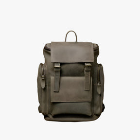 bags : Leren Rugzak met Laptopvak Leer - Zwart in van Pantino