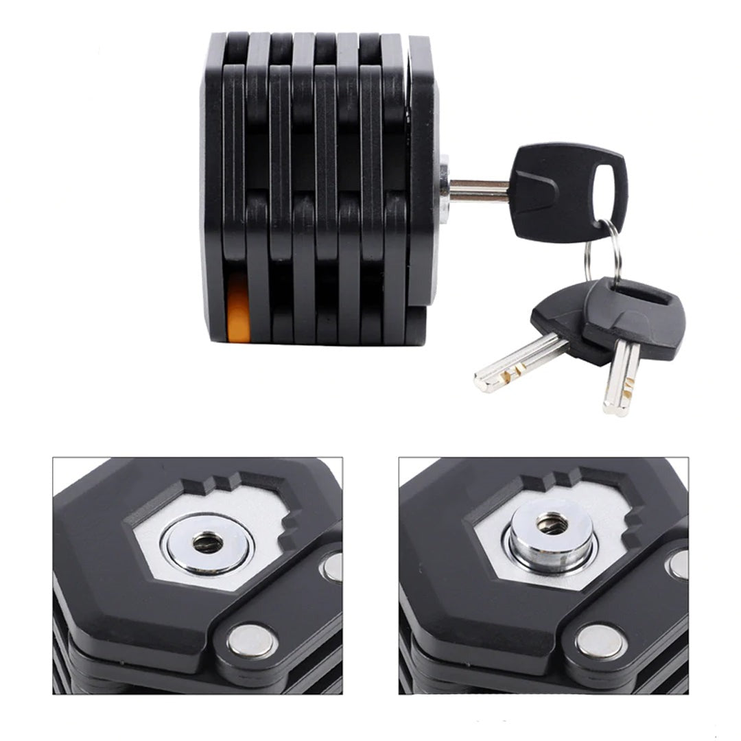 outdoor equipment : SecureFold - Opvouwbaar Fietsslot - Compact & Lichtgewicht in van Pantino