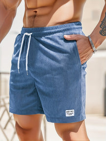 Shorts : Comfortabele Shorts - Ideaal voor Ontspannen Dagen en Actieve Toepassingen in Blauw van Pantino