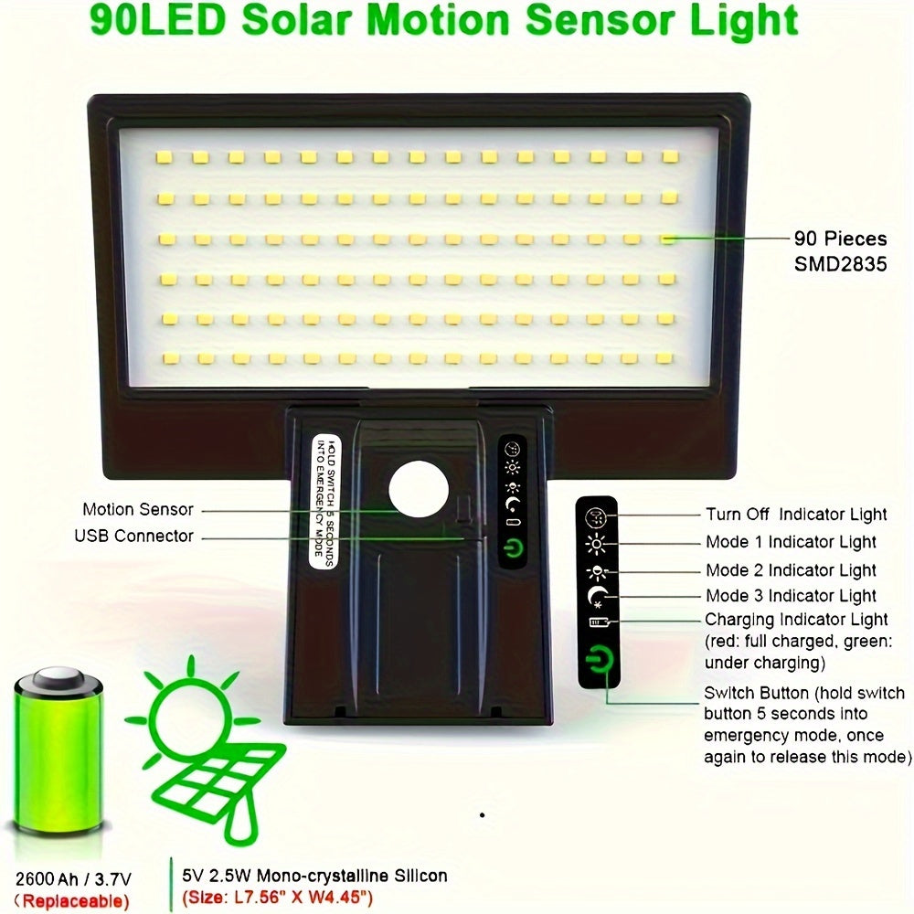 outdoor equipment : SmartSolar - Solar LED Buitenlamp Schijnwerper Bewegingssensor - Een Leven Lang Licht Heren in van Pantino