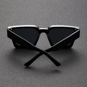 Sunglasses : Zonnebril Dames Wit en Grijs - Veelzijdige Y2K Dikke Vierkante Montuur voor Mannen in van Pantino