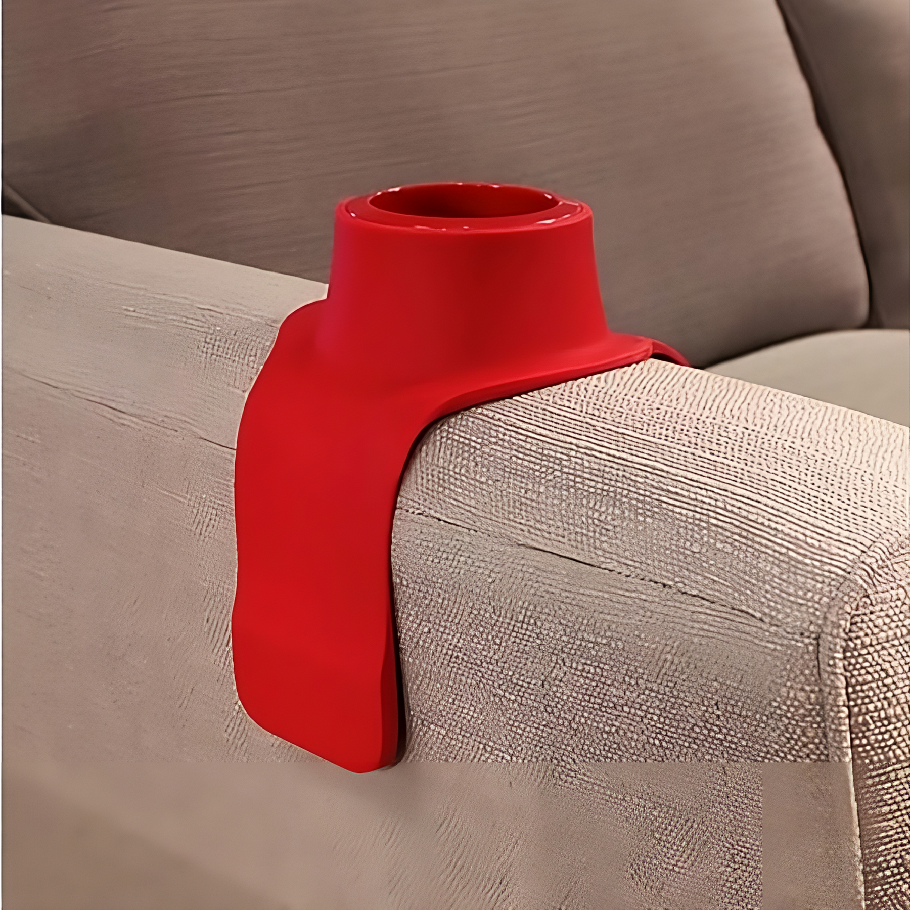 home & garden : Bekerhouder Bank Grijs - Praktisch Comfortabel Sofa - Kunststof in van Pantino