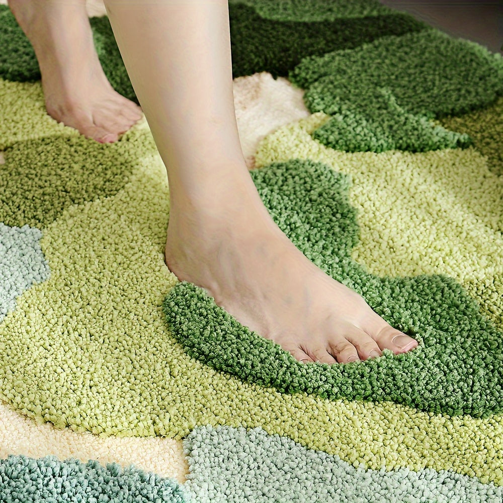 home & garden : Badmat met Bloemenmotief, Extra Zacht en Absorberend in van Pantino