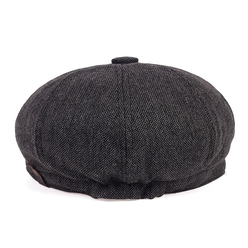 Beret : Baret Heren Donkergroen - Graan Geruite Vintage Mode Muts , Ideale Keuze voor Geschenken in van Pantino
