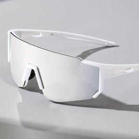 Sport Sunglasses : Sportzonnebrillen voor Heren met Gecoate Lenzen Buitenrijden - Zwart Grijs in van Pantino