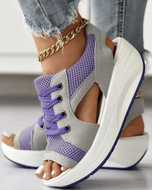 Sandals : On Sandalen Dames - Perfect voor een Trendy en Gemakkelijke Stijl - Zwart in Paars van Pantino