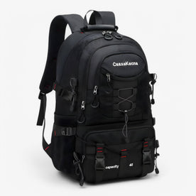 outdoor equipment : Trekking Rugzak 40L Oranje - Waterdichte, Duurzame & Comfortabele Backpack voor Heren & Dames in Zwart van Pantinoshop