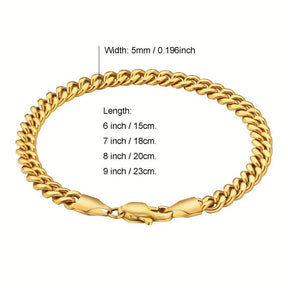 Bracelet : Armband Goud - Een Modieuze Minimalistische ( in Goud Goud van Pantino