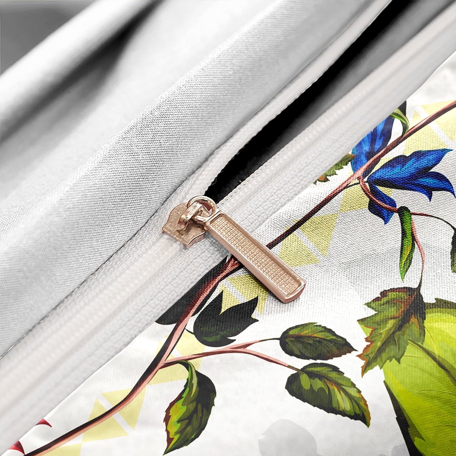 home & garden : Luxe Layers - Bloemen Vogel Gedrukte Beddengoed Set Dekbedovertrek Doona in van Pantino