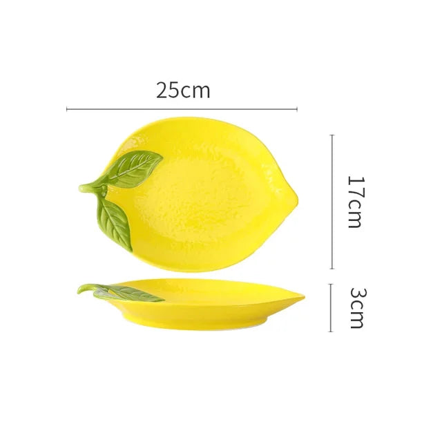 home & garden : Citroen Keramiek Servies - Fris Zomers Kleurrijke Set - Keramiek in C van Pantino