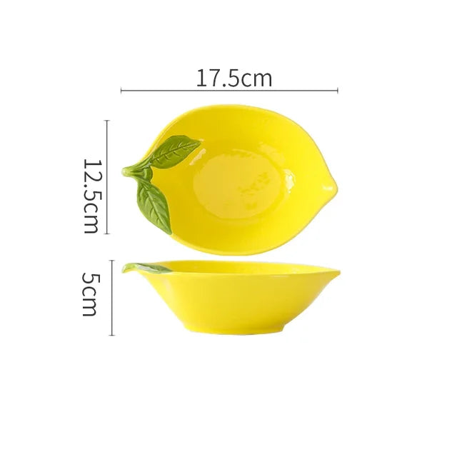 home & garden : Citroen Keramiek Servies - Fris Zomers Kleurrijke Set - Keramiek in B van Pantino