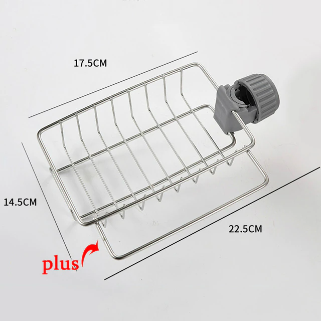 home & garden : Roestvrijstalen Kraanrek een Perfect Opbergaccessoire voor Uw Keuken in Style B van Pantino