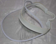 Hat : Hoed Transparant - Pvc Lege Hoge in Transparant wit van Pantino