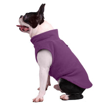 pets : Fleece Hondenjas - Warm Comfortabel Ieder Seizoen - Fleece in Violet van Pantino