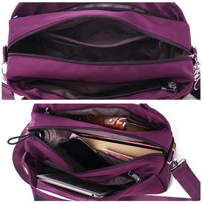bags : Handtas Dames Grijs - MultiSafe - Waterdichte Nylon in van Pantino