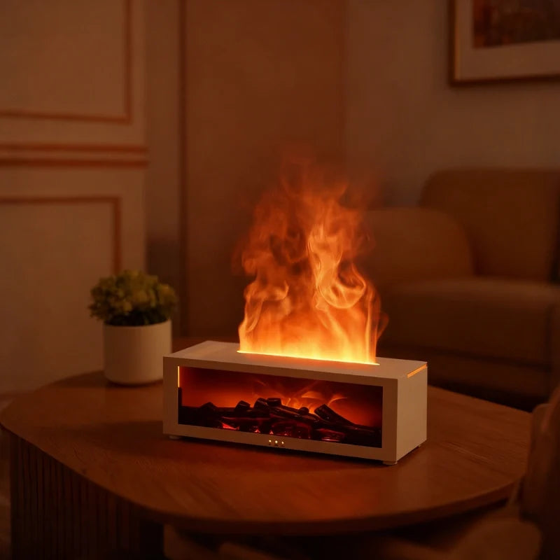 HearthGlow Vlam Luchtbevochtiger – Gezellig Vuur Effect Diffuser