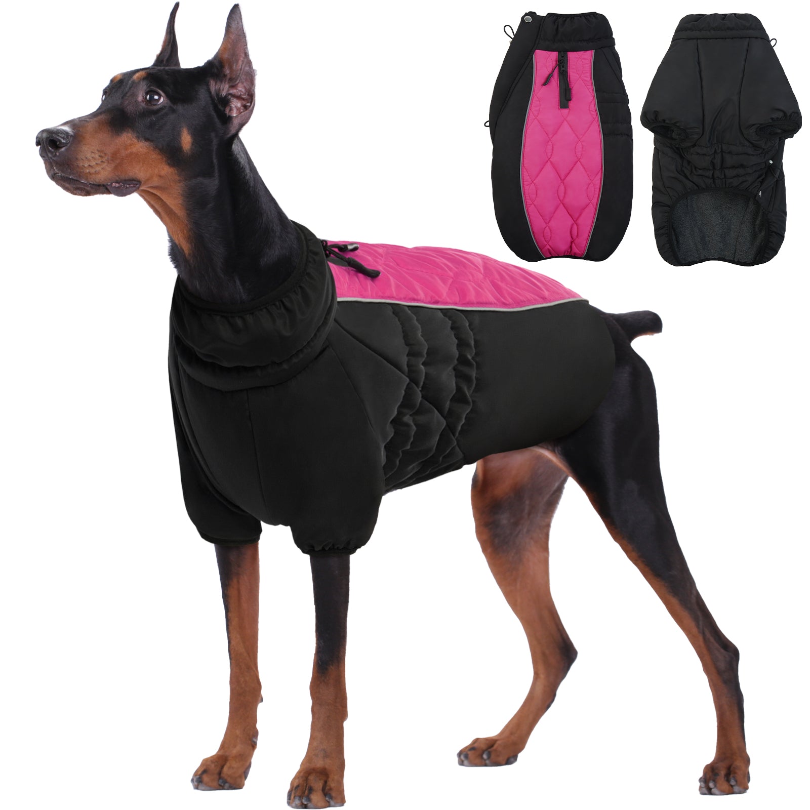 pets : Gezellig Fleece-Gevoerd Hondenjack - Roze in van Pantino