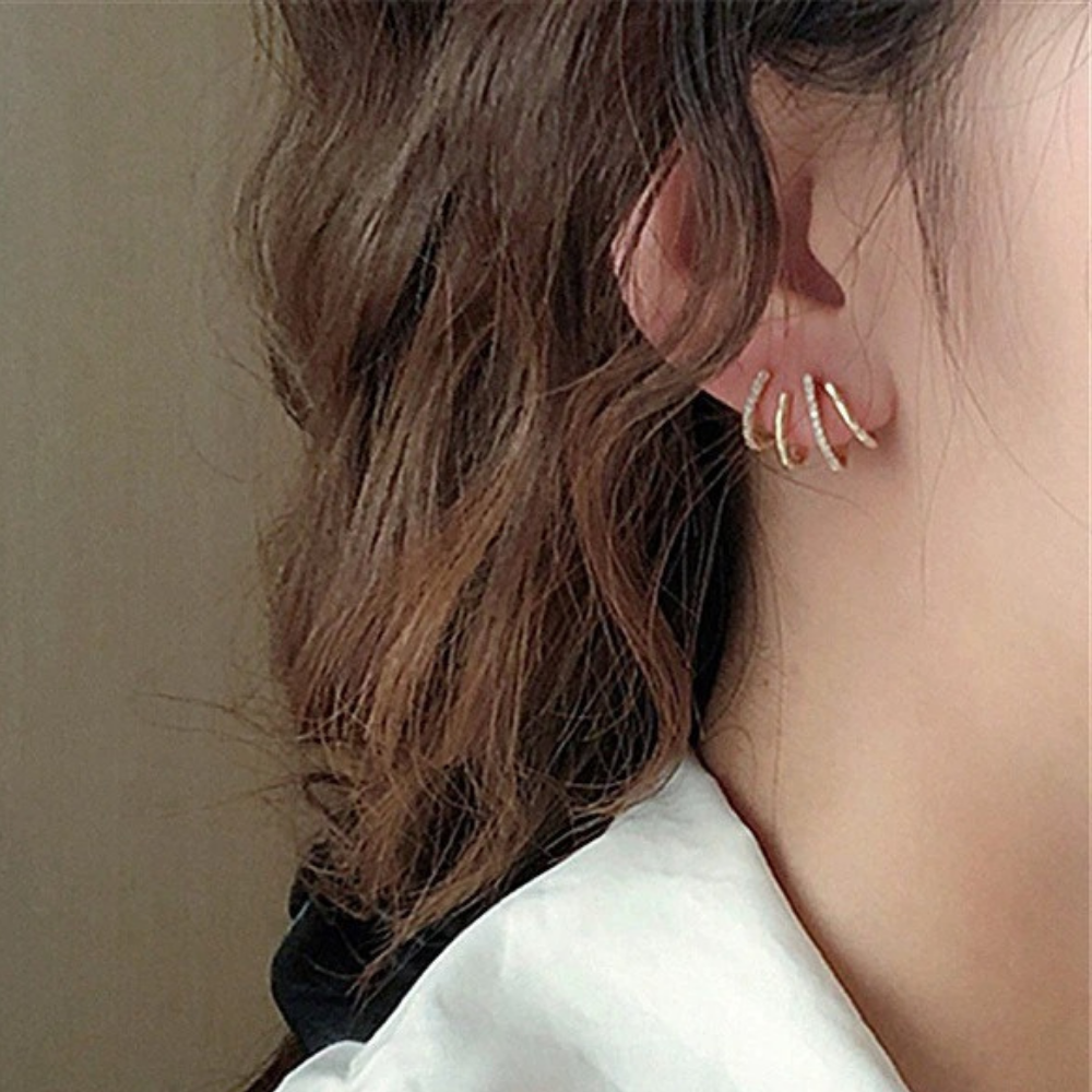 Earrings : Elegante Oorbellen (1+1) in van Pantino