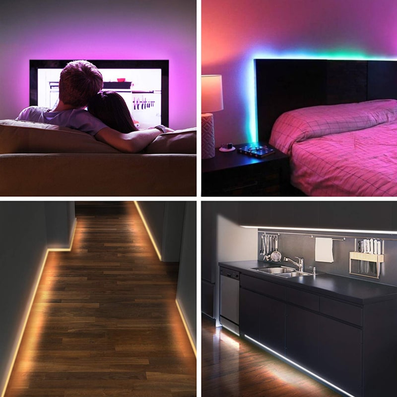 WiFi Smart RGB LED Strip Verlichting – 10m Waterdicht