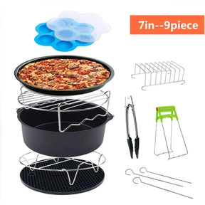 home & garden : Airfryer Accessoire Set 10-Delig - Veelzijdig Handig Bakken - Siliconen in van Pantino