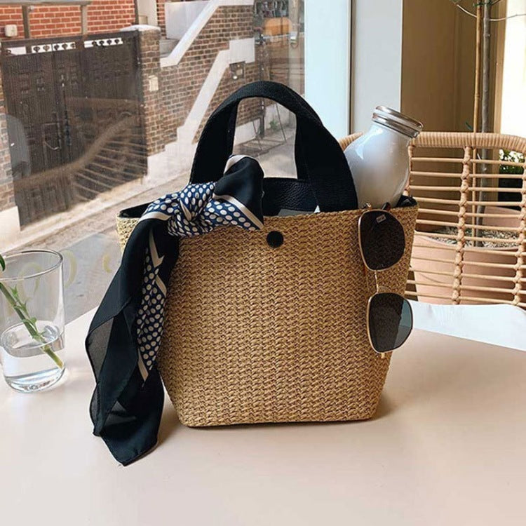 bags : Draagbare Strozak - Khaki in Zwart van Pantino