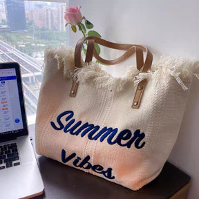 bags : Fashion Strandtas Reistas - Groen in Wit van Pantino