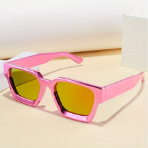 Sunglasses : Zonnebril met Dik Montuur Heren - C1 Zwart in C17 Gecoat Roze van Pantino