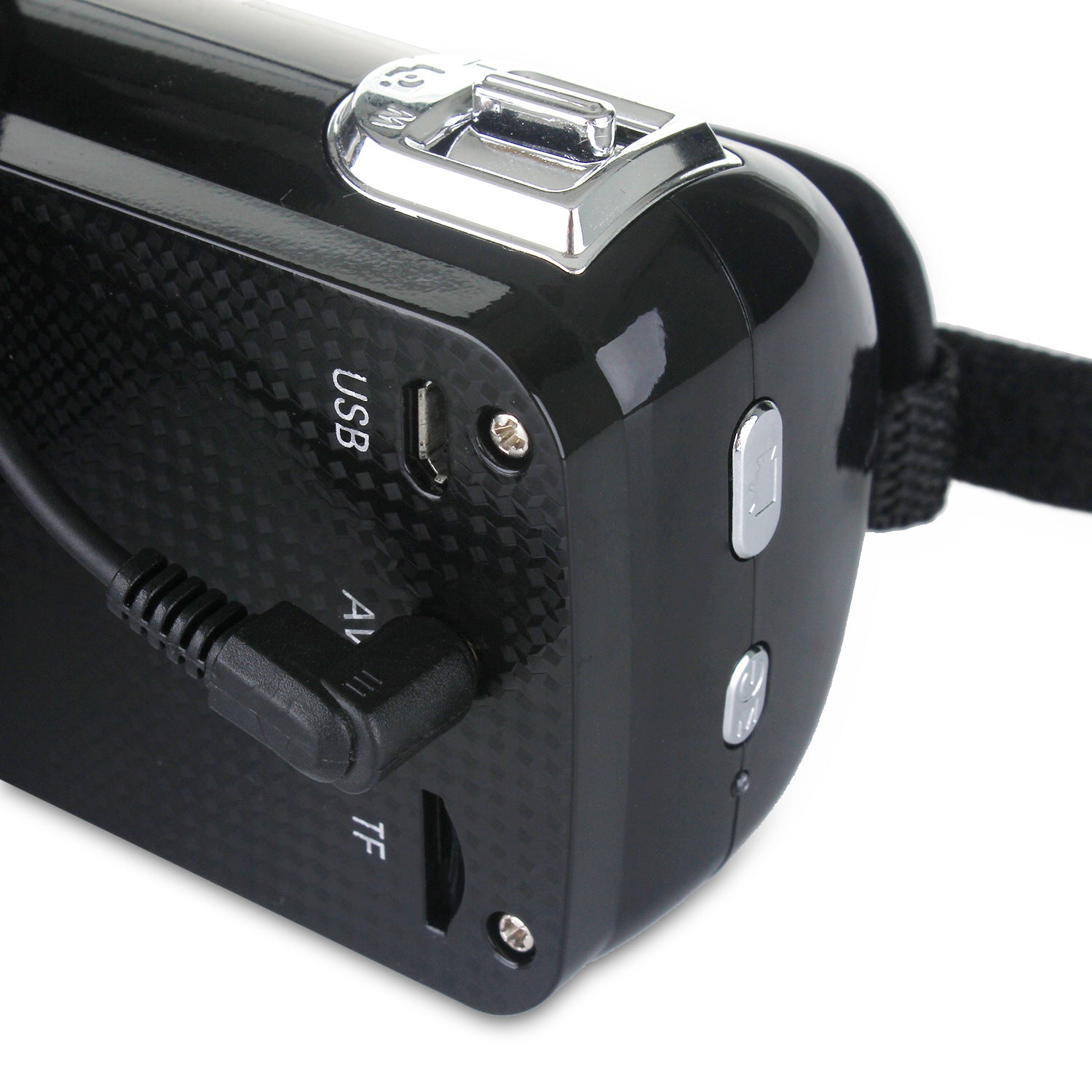 gadgets : Vintage Camcorder Zwart - 24 MP, Microfoonlens voor Kristalheldere Video's in van Pantino