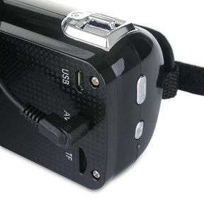 gadgets : Vintage Camcorder Zwart - 24 MP, Microfoonlens voor Kristalheldere Video's in van Pantino